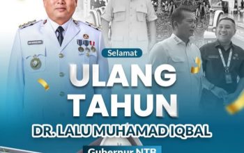 Pimpinan dan Seluruh  Manajemen RSUD NTB, Mengucapkan Selamat Milad Kepada Bapak Gubernur NTB H. Lalu Muhammad Iqbal