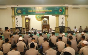 Tausiyah Isra Mi’raj di Polda NTB, Personel Diingatkan Jaga Hati Nurani