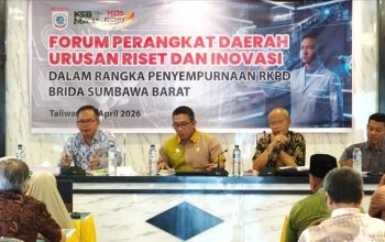 Perkuat Kebijakan Riset dan Inovasi Daerah, BRIDA NTB Dorong Sinergi Lintas Sektor di Sumbawa Barat