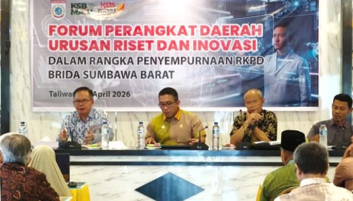 Perkuat Kebijakan Riset dan Inovasi Daerah, BRIDA NTB Dorong Sinergi Lintas Sektor di Sumbawa Barat